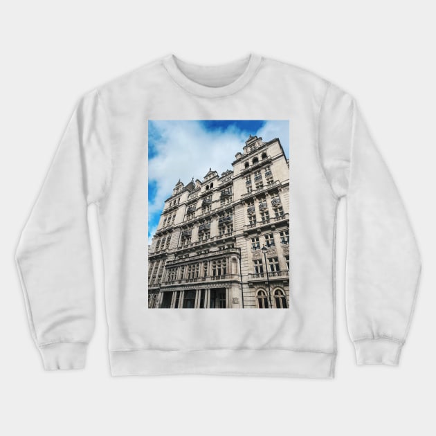 Government building façade in London Crewneck Sweatshirt by offdutyplaces